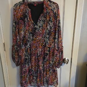 Vince Camuto Floral Long Sleeve Dress - Multicolor NWT